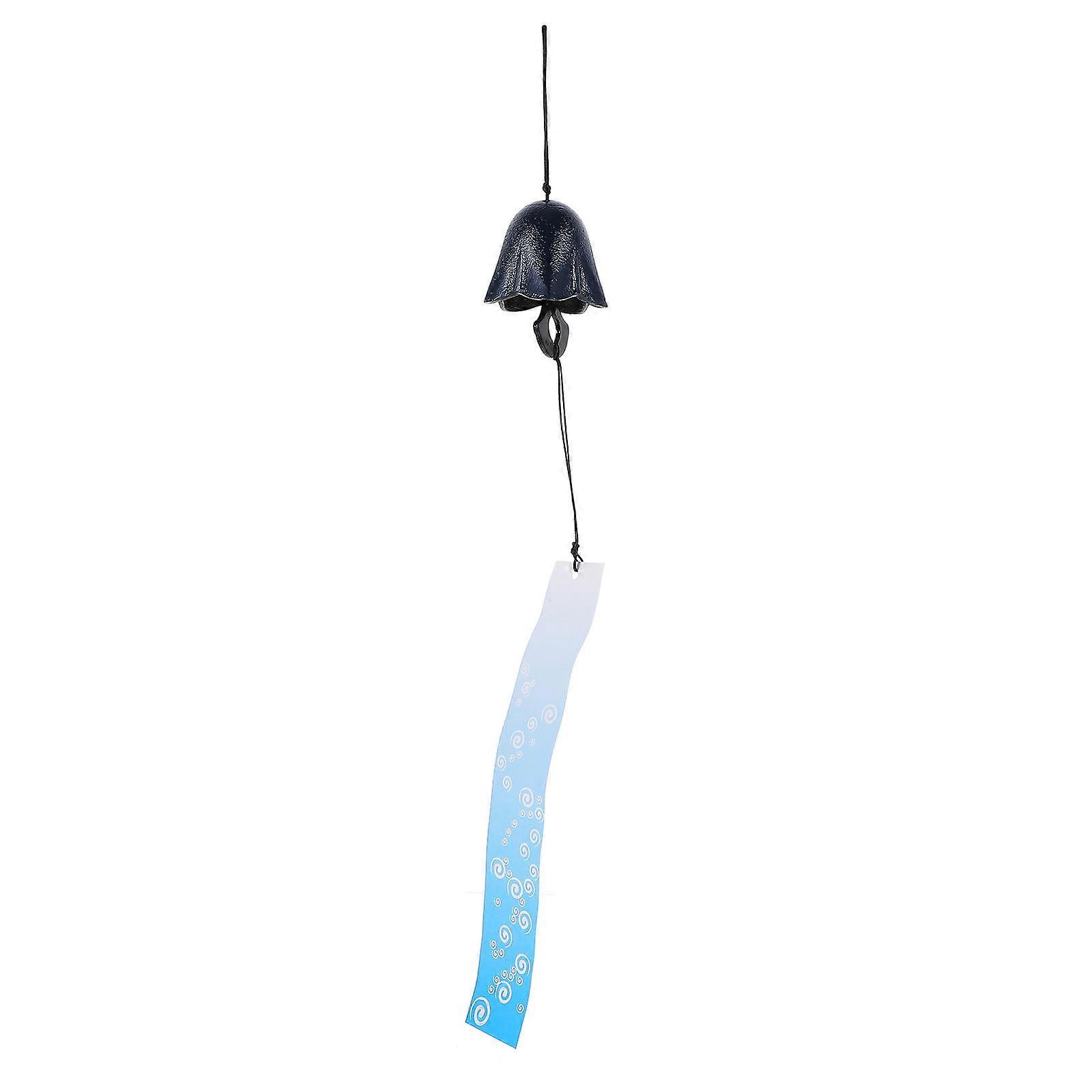 Craft Bells Metal Wind Chimes for Door and Balcony Decoration 5.3x45cm Cast Iron 1Pcs