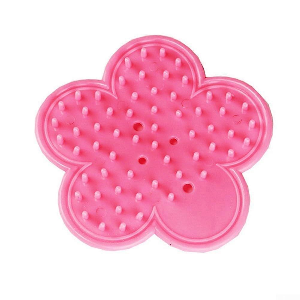 thorn stripping tool for effortless removal of leaves from flower stems (pink)