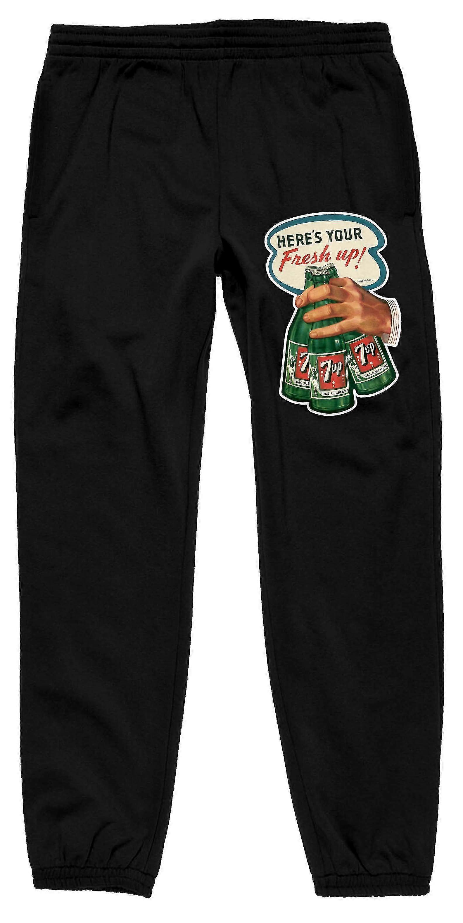 Men's Black Sweatpants - Suitable for 7UP - Small