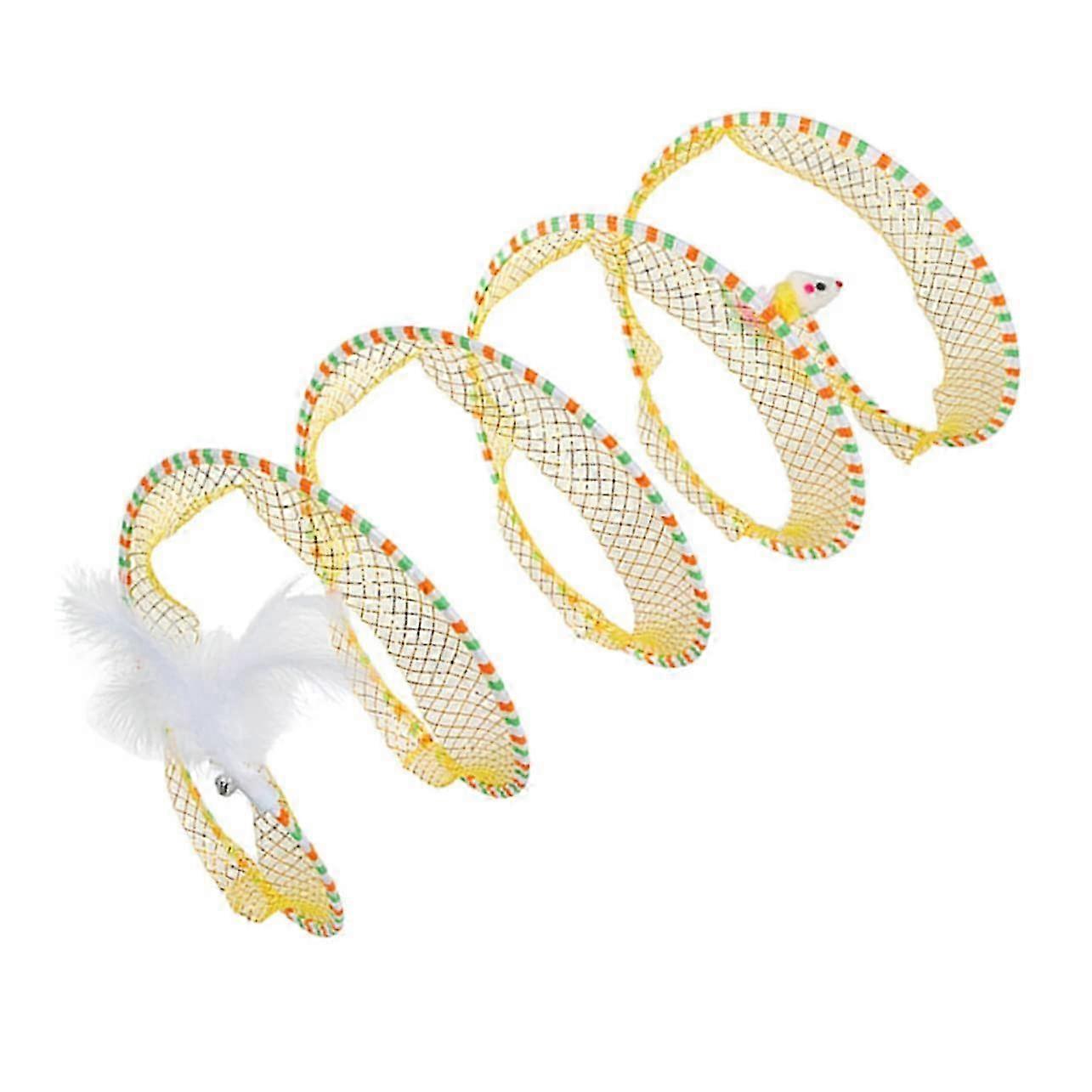 Large Interactive Cat Tunnel for Fun and Exercise