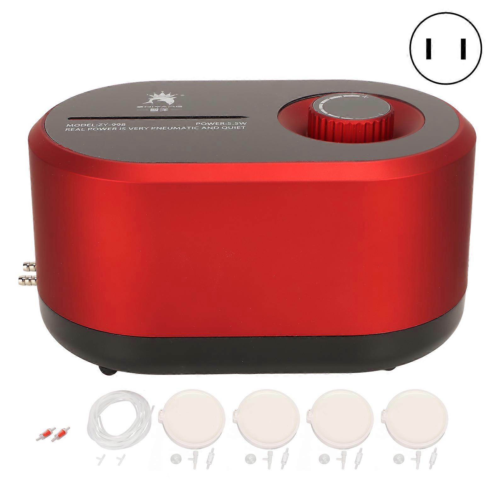 Aquarium Air Pump Multifunction Silent Power Failure Self Start Fish Tank Oxygen Pump for Fishing Seafood Pool US Plug 110V