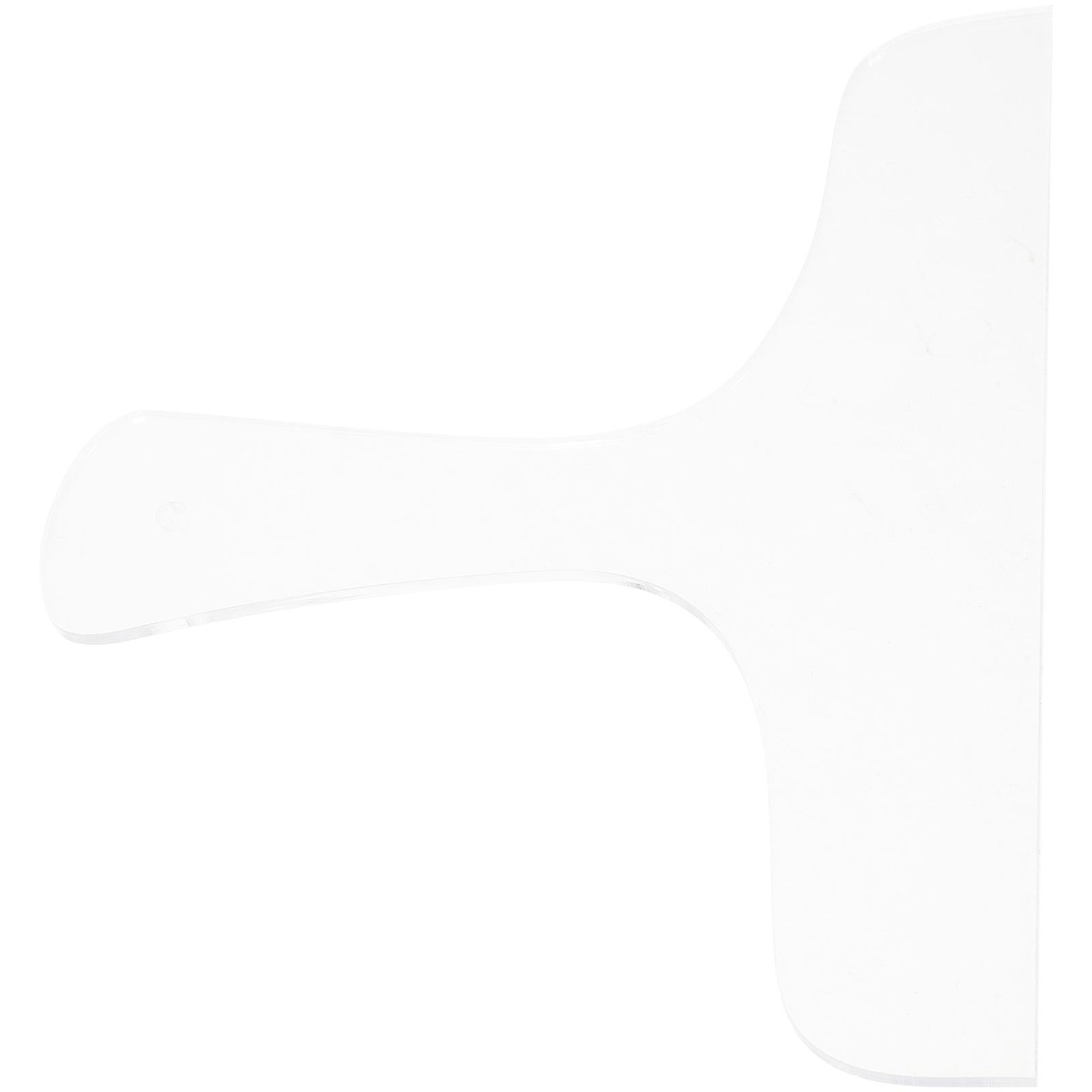 Acrylic Charcuterie Board Handle Jig Template Drawing Tool For Home Cooks 25X20X0.6CM Transparent 1Pack