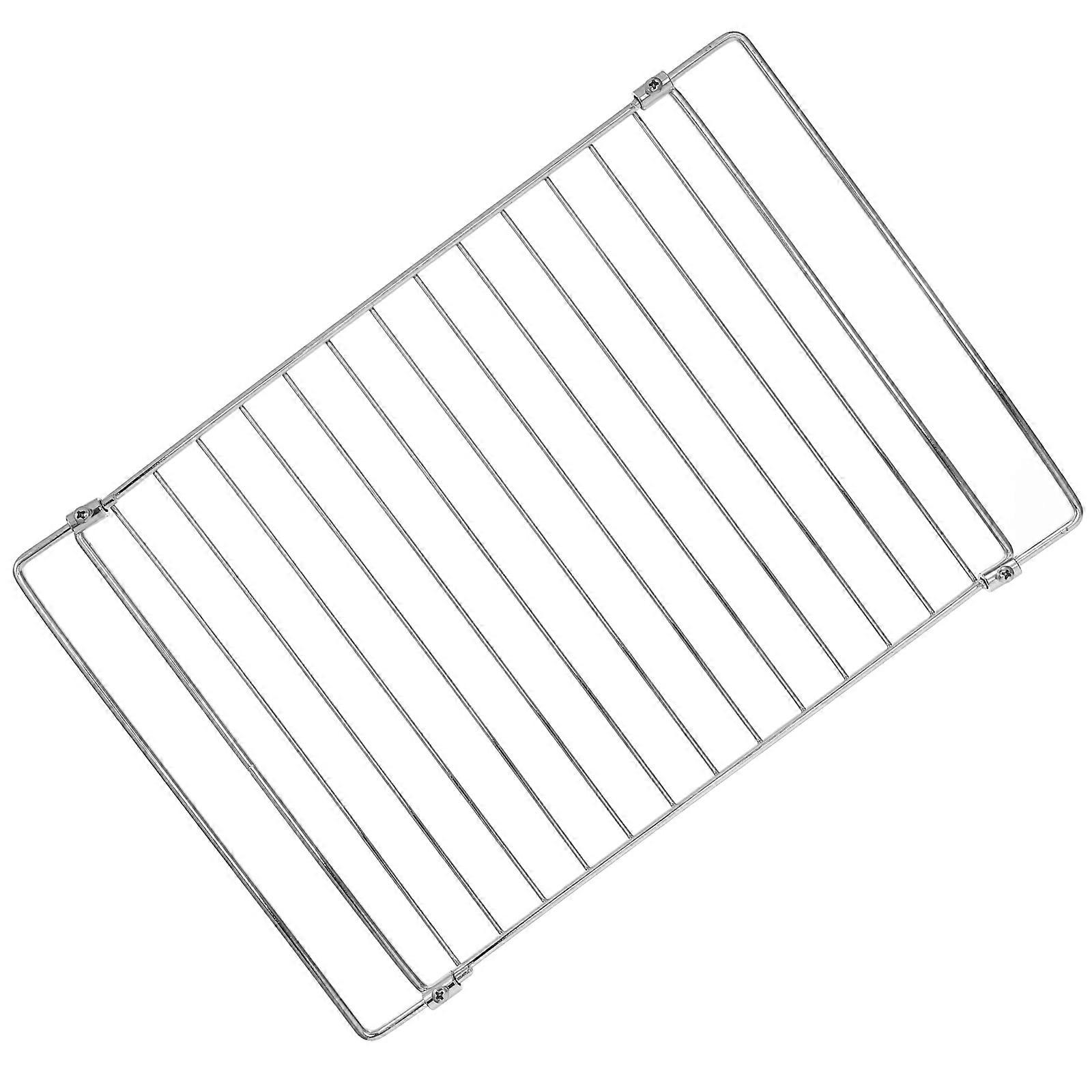 Oven Baking Rack Telescopic Net Rack Practical Design Safe Use for Barbecue 1Pcs