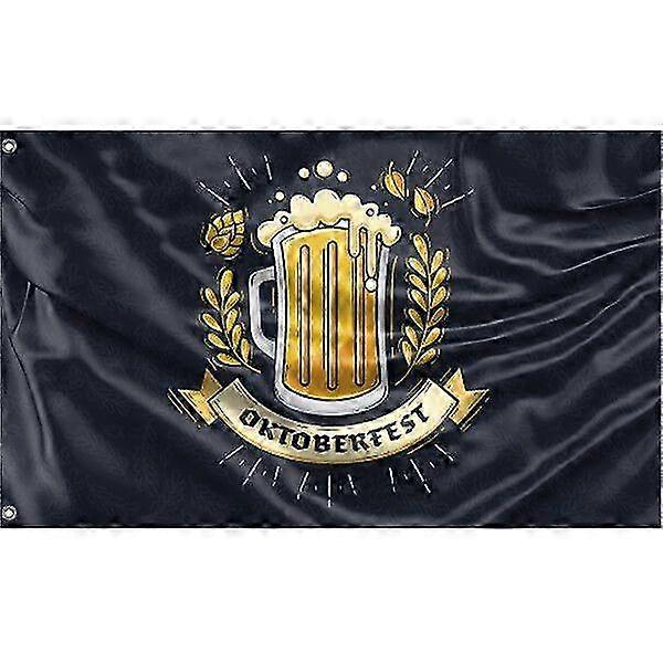 דגל בירה אוקטוברפסט עיצוב ייחודי 3x5 רגל / 90x150 ס"מ 4x6 רגל / 120x180 ס"מ גודל