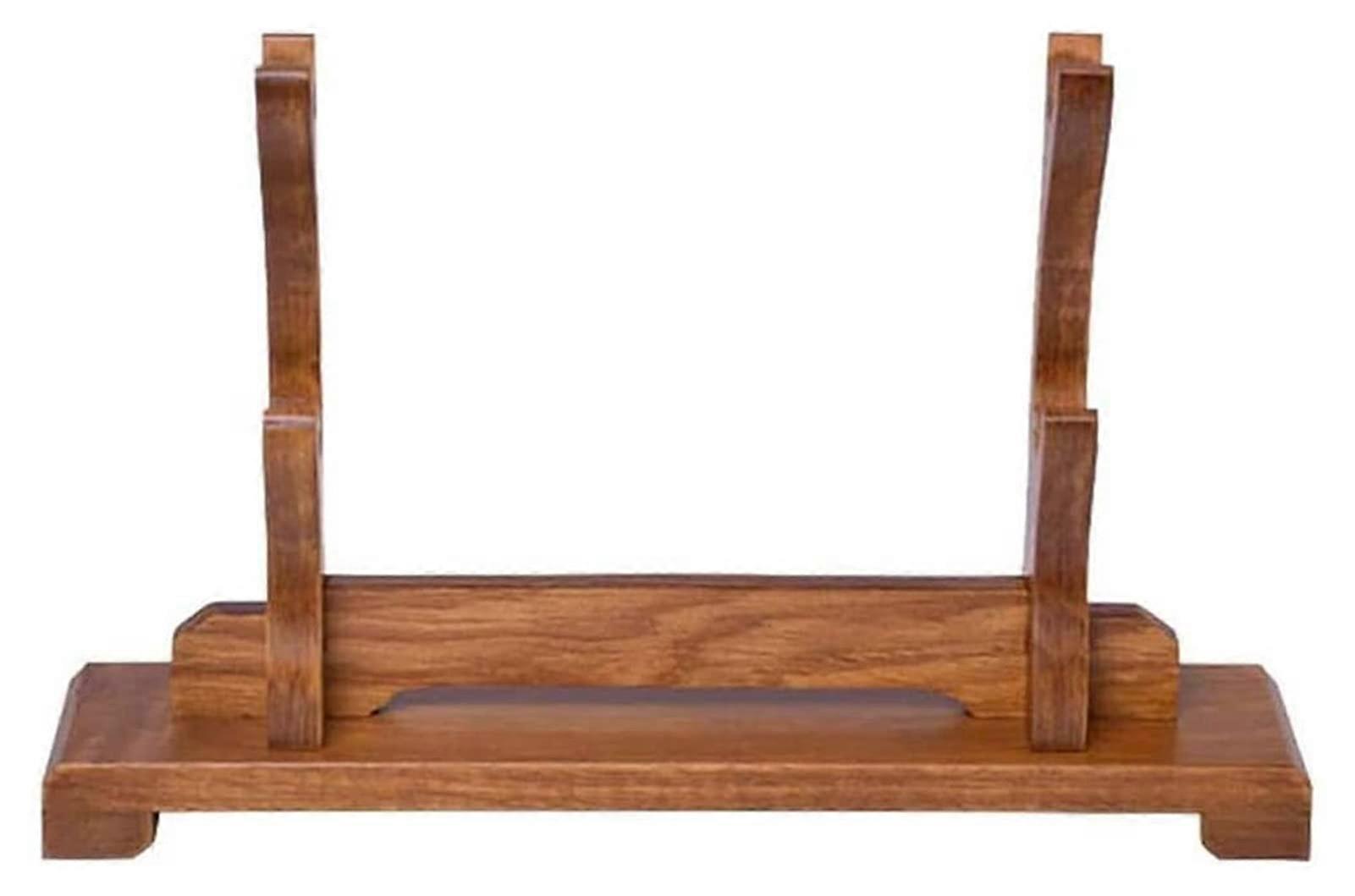 Sword stand, presentation stand made of solid wood for samurai swords, katana, wakizashi, standard swords, samurai sword holder