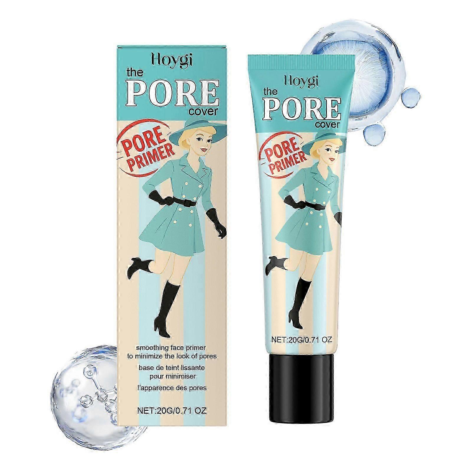 Face Primer Pore Minimizer, Pore Cover Pore Primer to Minimize Pores, Hydrating Primer Invisible Pore Primer Makeup Base for Smooth Flawless Skin