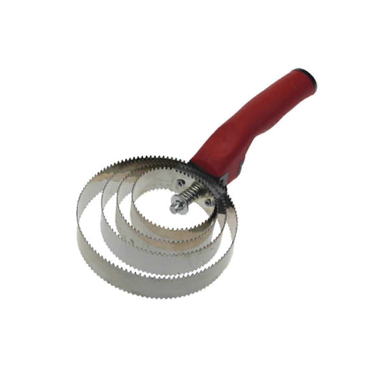 Edelstahl Spring Curry Comb for Horses – Ergonomic Grip, Reversible Design, Smooth & Sharp Sides for Effective Coat Cleaning