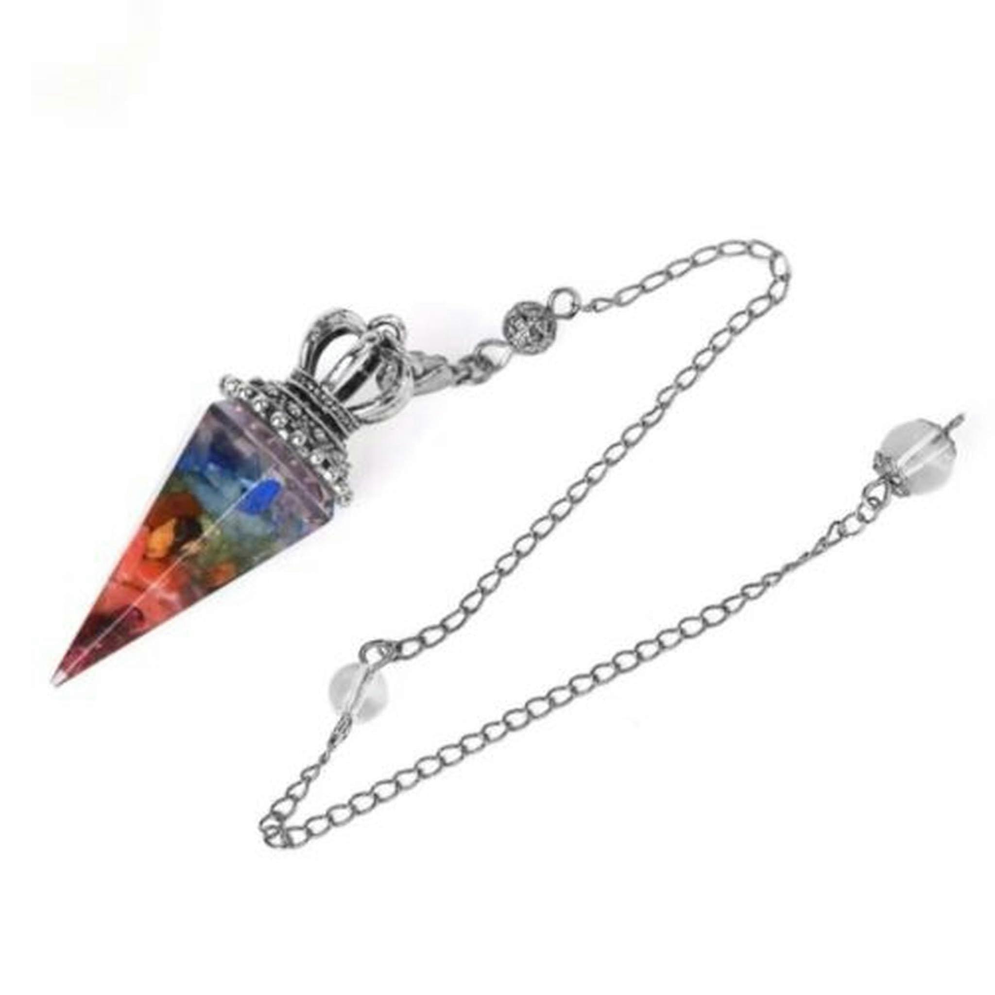Divination Tool Dowsing Pendulum Healing Pendant For 7 Chakra Home Decoration
