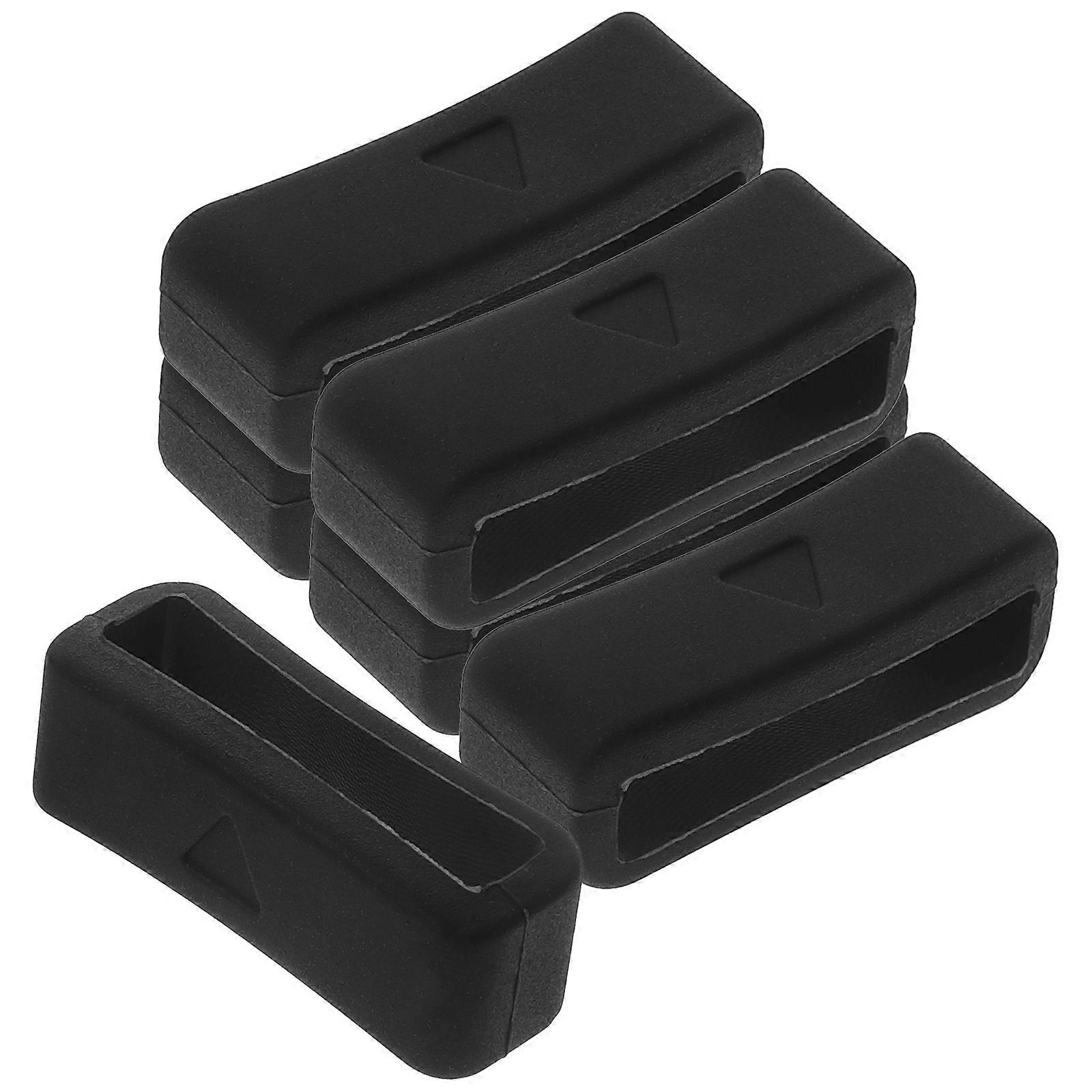 It seems like you're referring to a product listing or description for **silicone watch band holder fastener loop rings**. Here's a breakdown of what