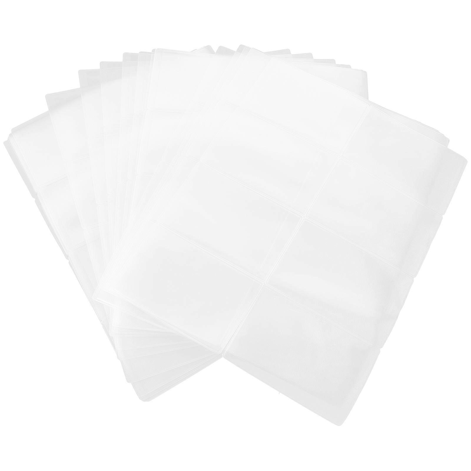 160pcs Clear Card Holder Sleeves Transparent ID Card Protectors for Business, Credit & Access Cards Scratch Resistant Design