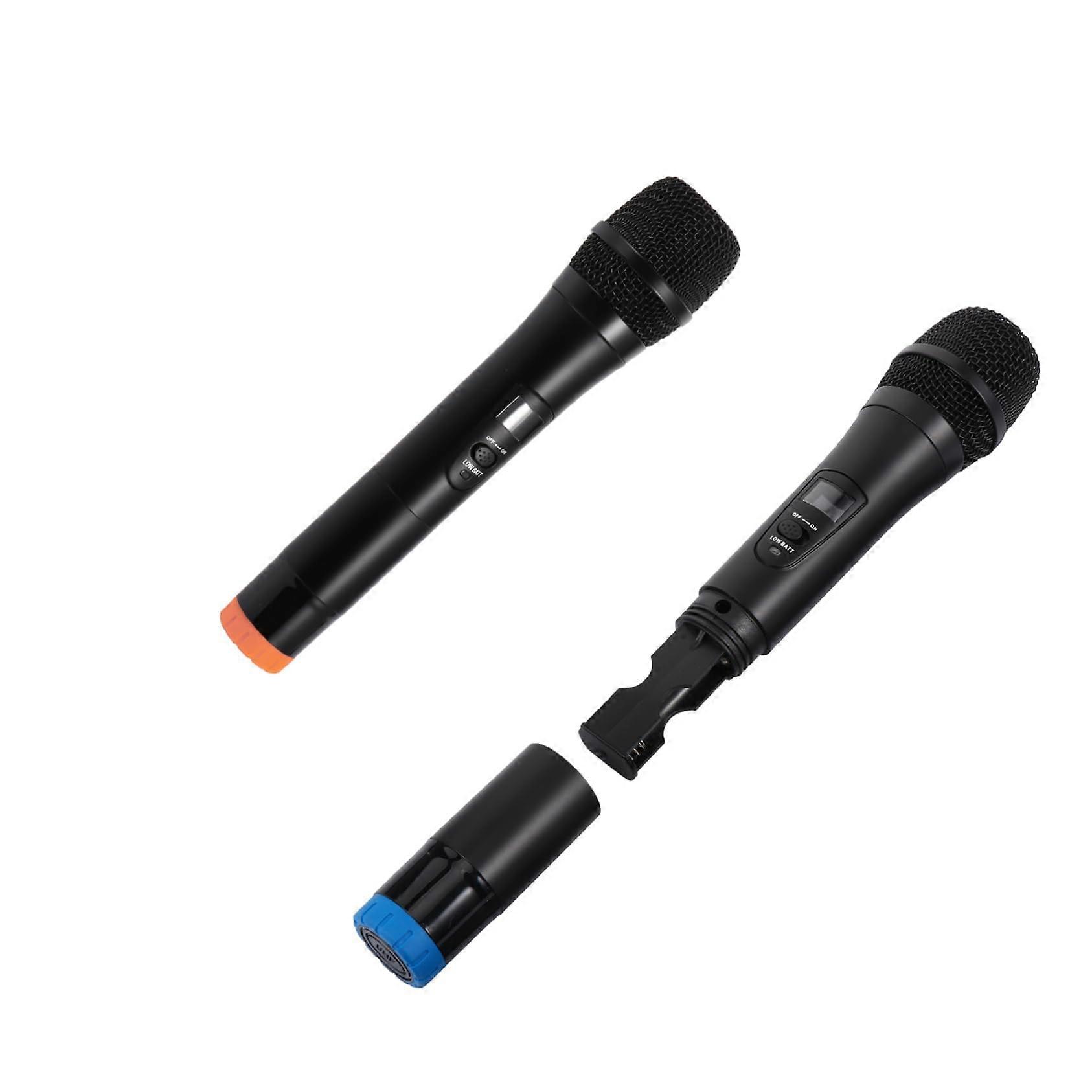 3rd Set Wireless Handheld Microphone with Cardioid Pattern Professional Microphone for Karaoke Stage Performances and Home Use, Battery Not Included