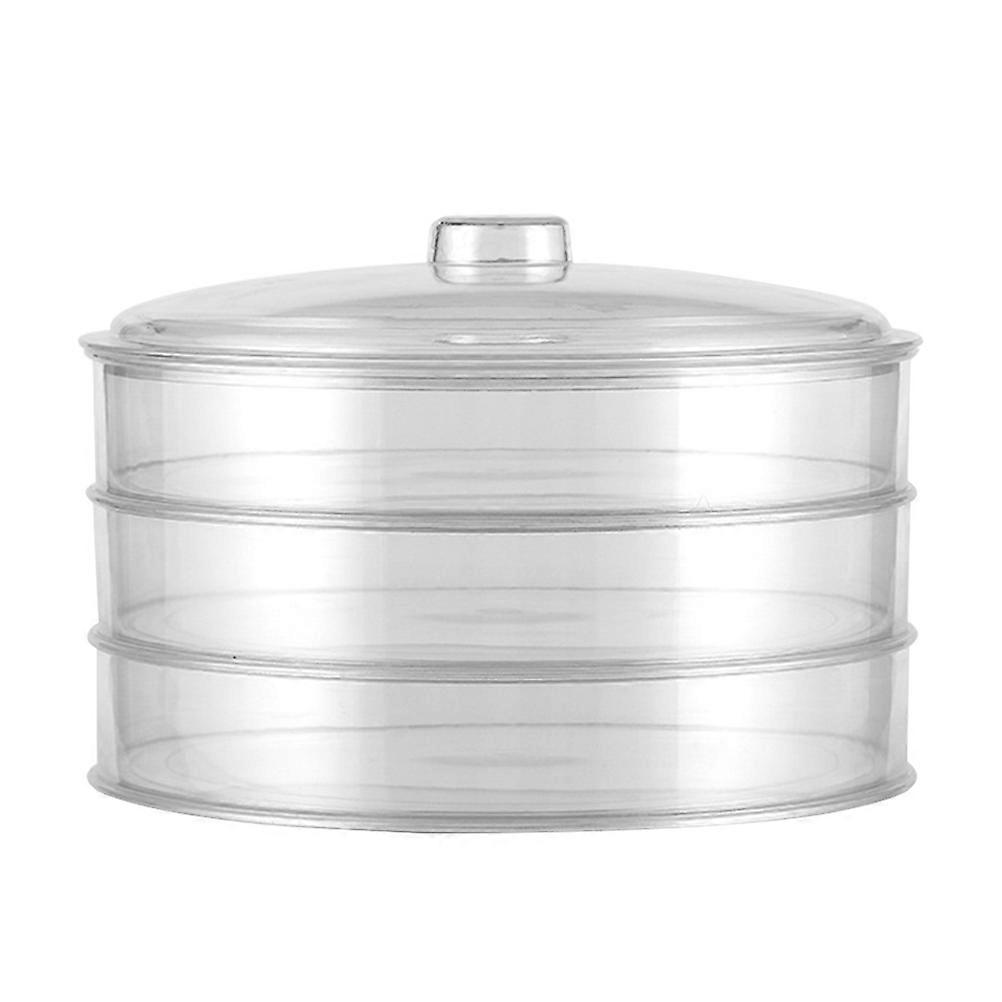 Transparent Acrylic Tea Canister for Storage with Delicate Design Perfect for Home Decoration and Gifts 3 Layers