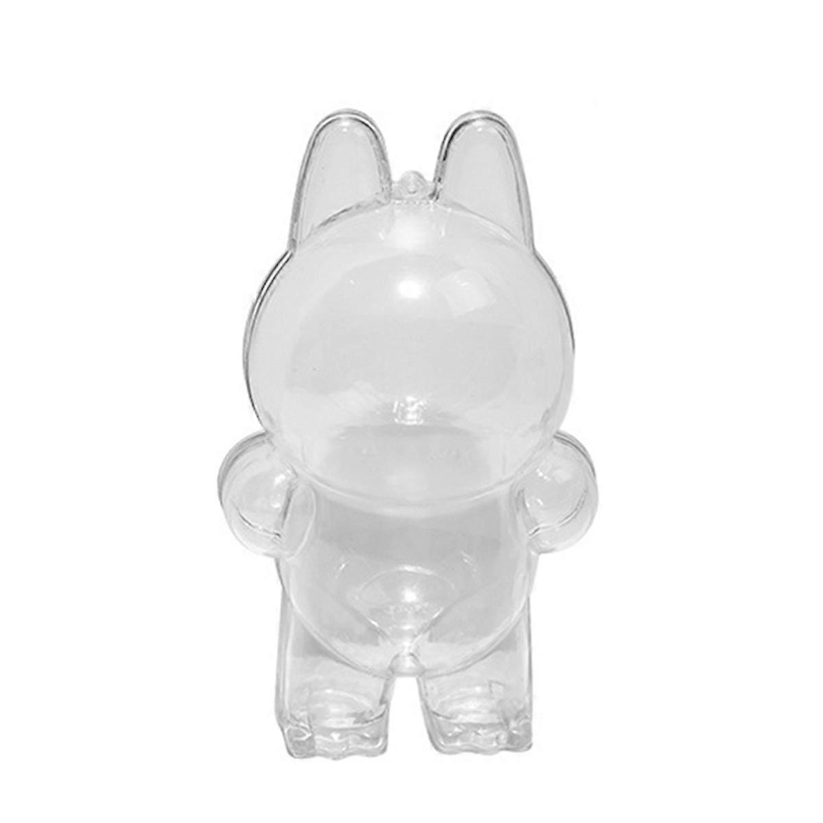 For 17cm Acrylic Protective Case Transparent Organizer Box