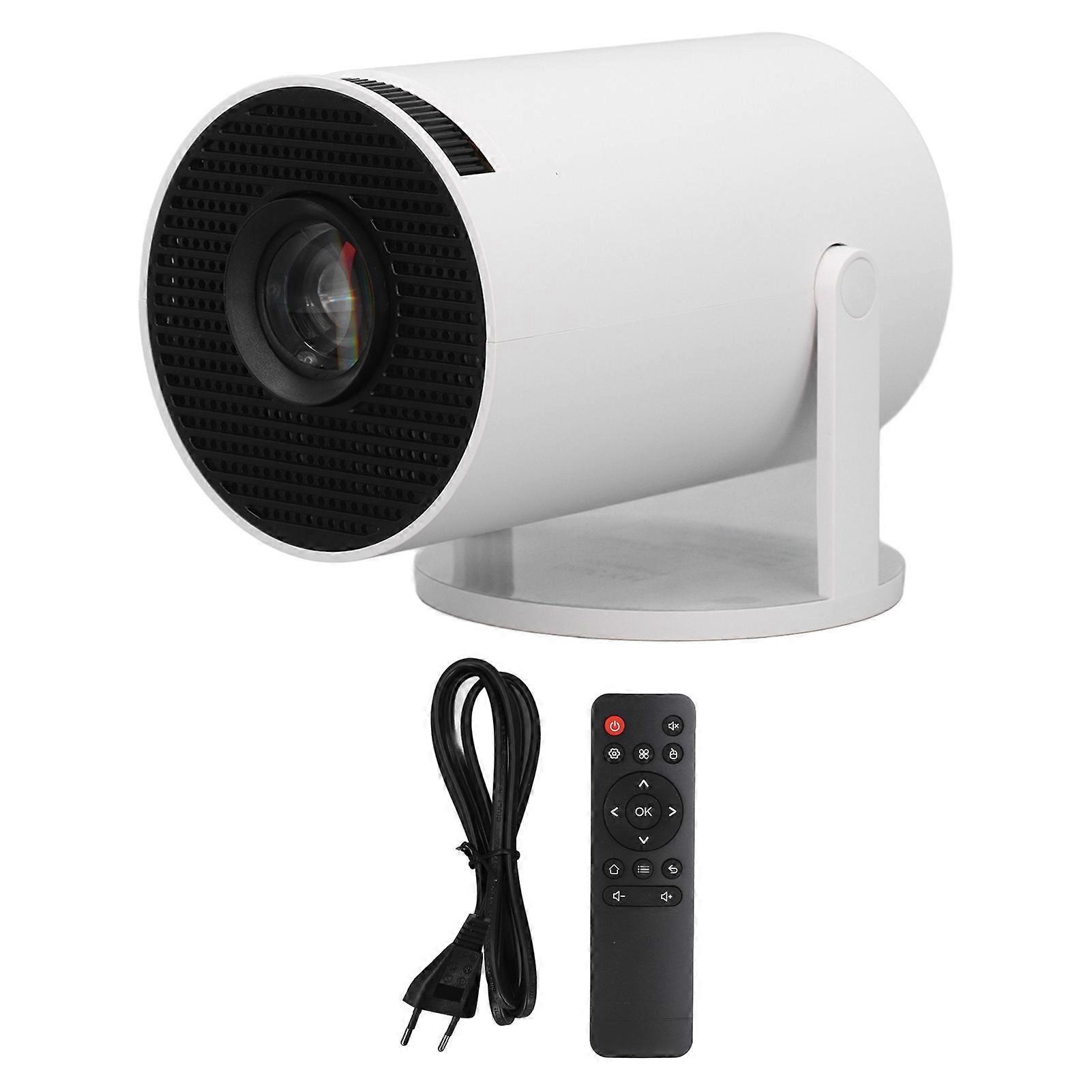 4K Smart Mini Projector - 130" Screen, 10000LM, Auto Correction, Portable, Android TV 11.0