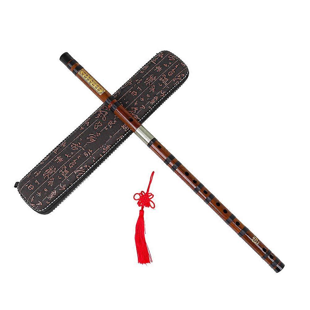 Flute Musical Instrument Portable Chinese Design For Children Bright Sound Practical And Durable 68X2.5X2.5CM 1Set