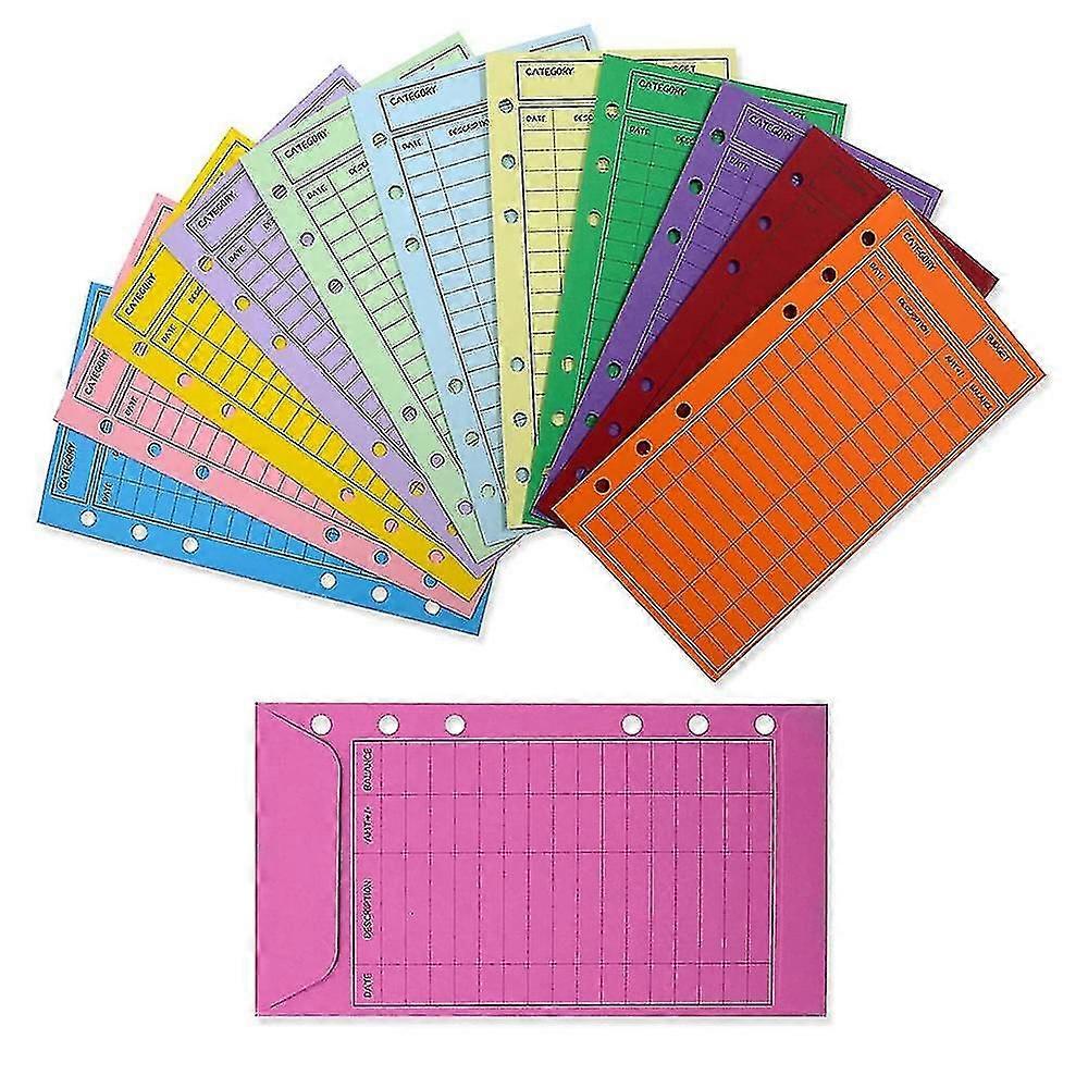 12 Budt Envelopes With Punch Hole Thicker Cash Envelope System Savings My Izer Enve
