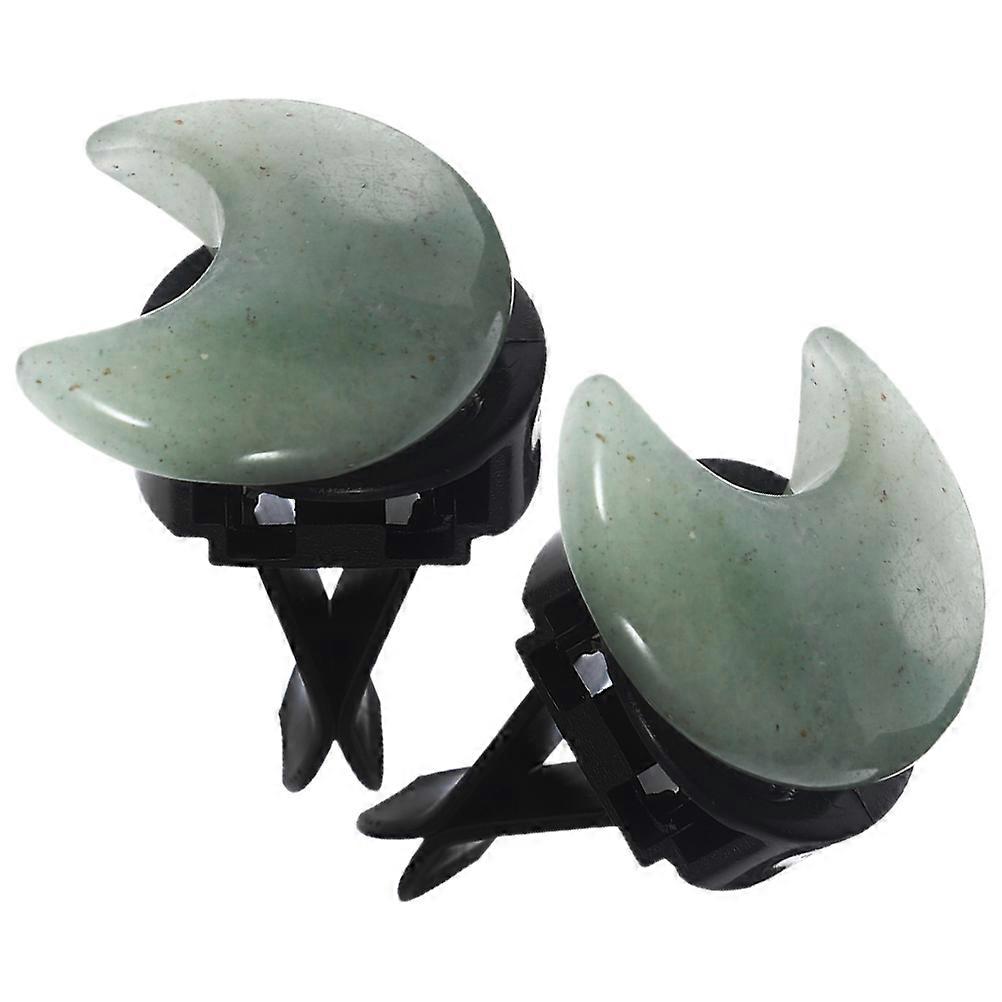 Moon Shaped Car Air Vent Diffuser Clips Aroma Freshener Durable Fade Resistant for Vehicle Outlet Freshening