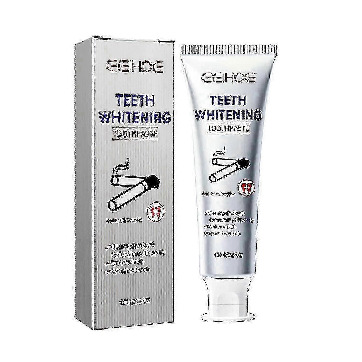 EELHOE Teeth Whitening Toothpaste, Remove Yellow Stains Remove Bad Breath Clean Teeth Dirt Clean Tee