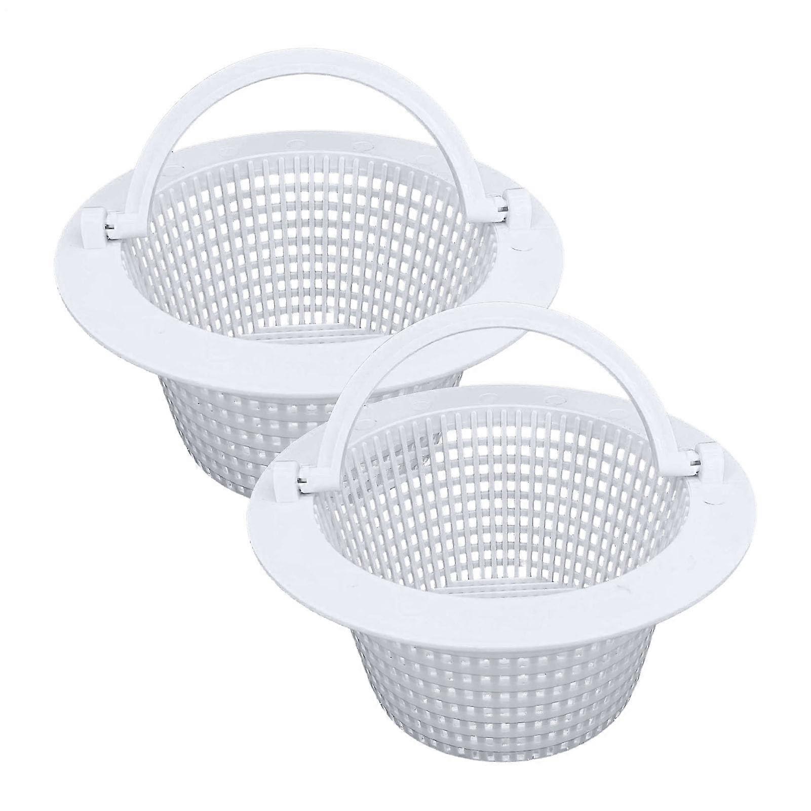 Pool Skimmer Basket  2X 15.8cm Replacement for Leaf Removal