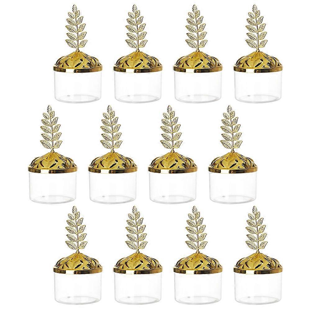 Candy Storage Box Rectangular Style Transparent Design Multi Color 10.00X5.50X5.50CM Party 12Pcs