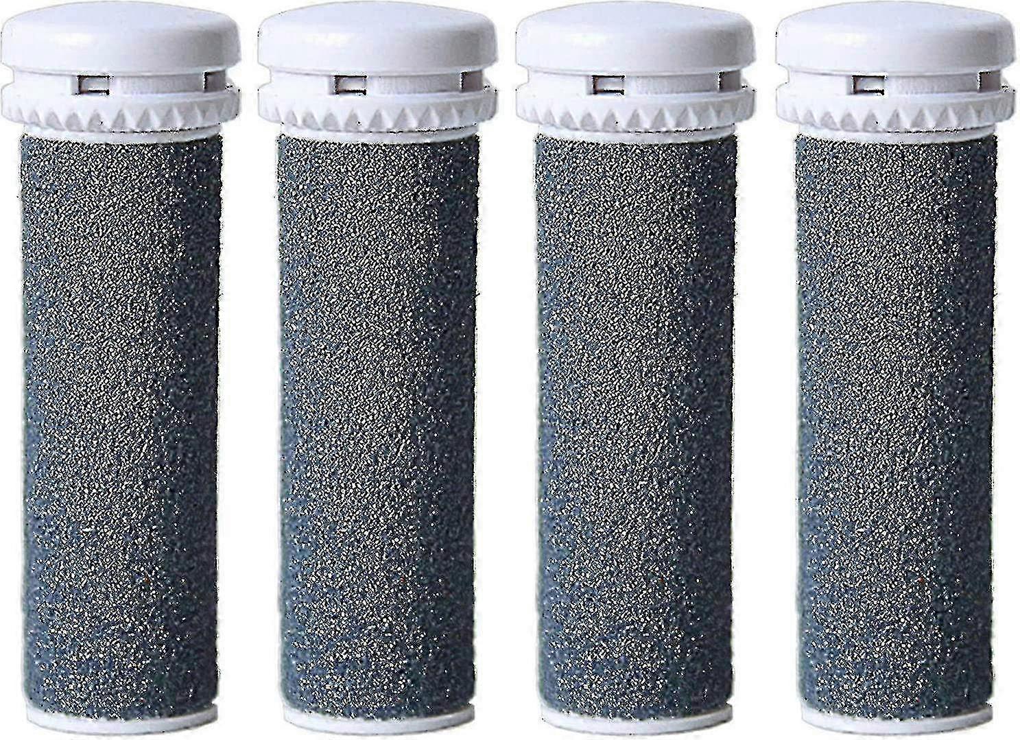 4 Pack Extra Coarse Replacement Rollers for Emjoi Micro Pedi - Compatible with Emjoi Micro Pedi Rollers