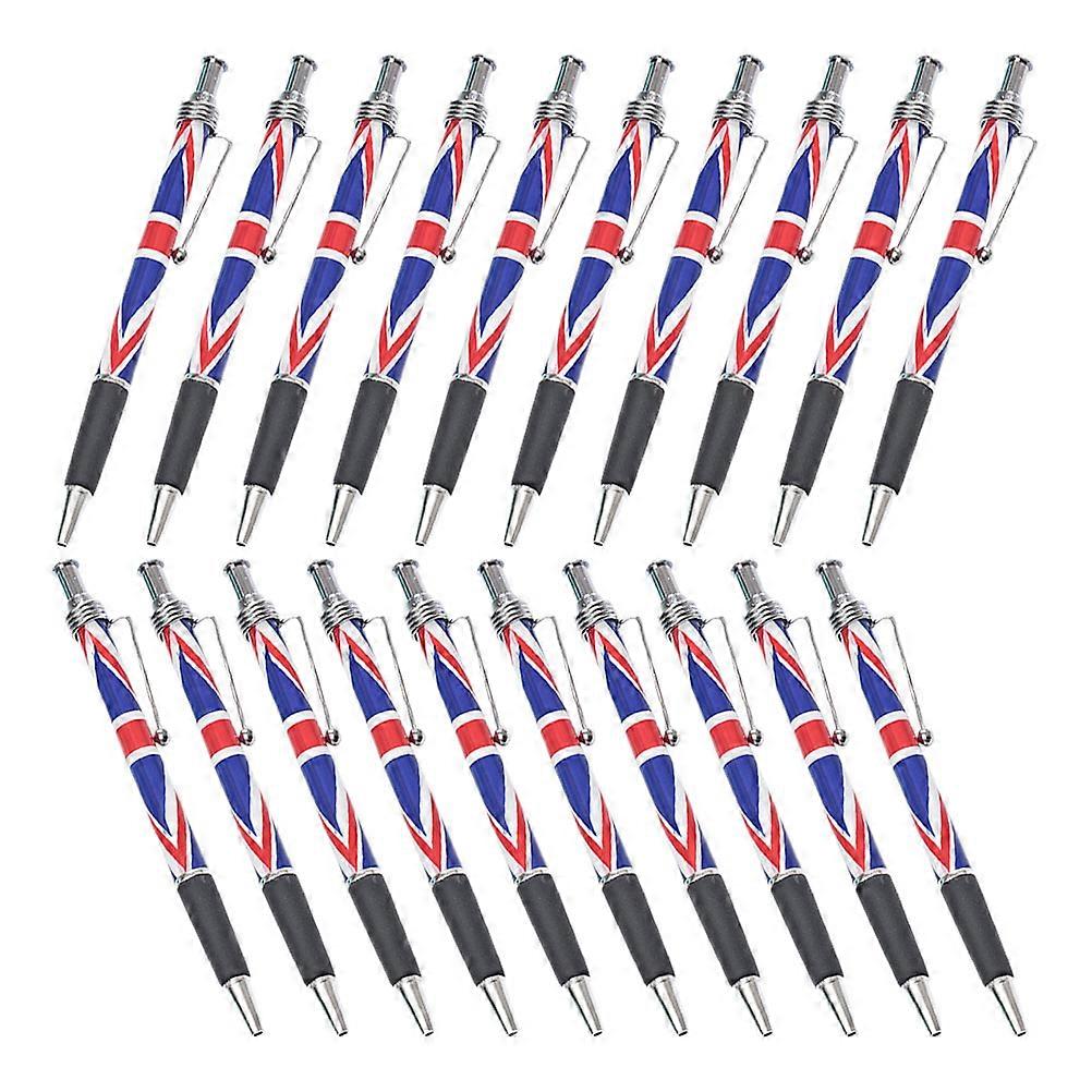 Here's a refined and professional product description based on your input:

   

**20pcs British Flag Print Ballpoint Pens – Elegant UK Themed