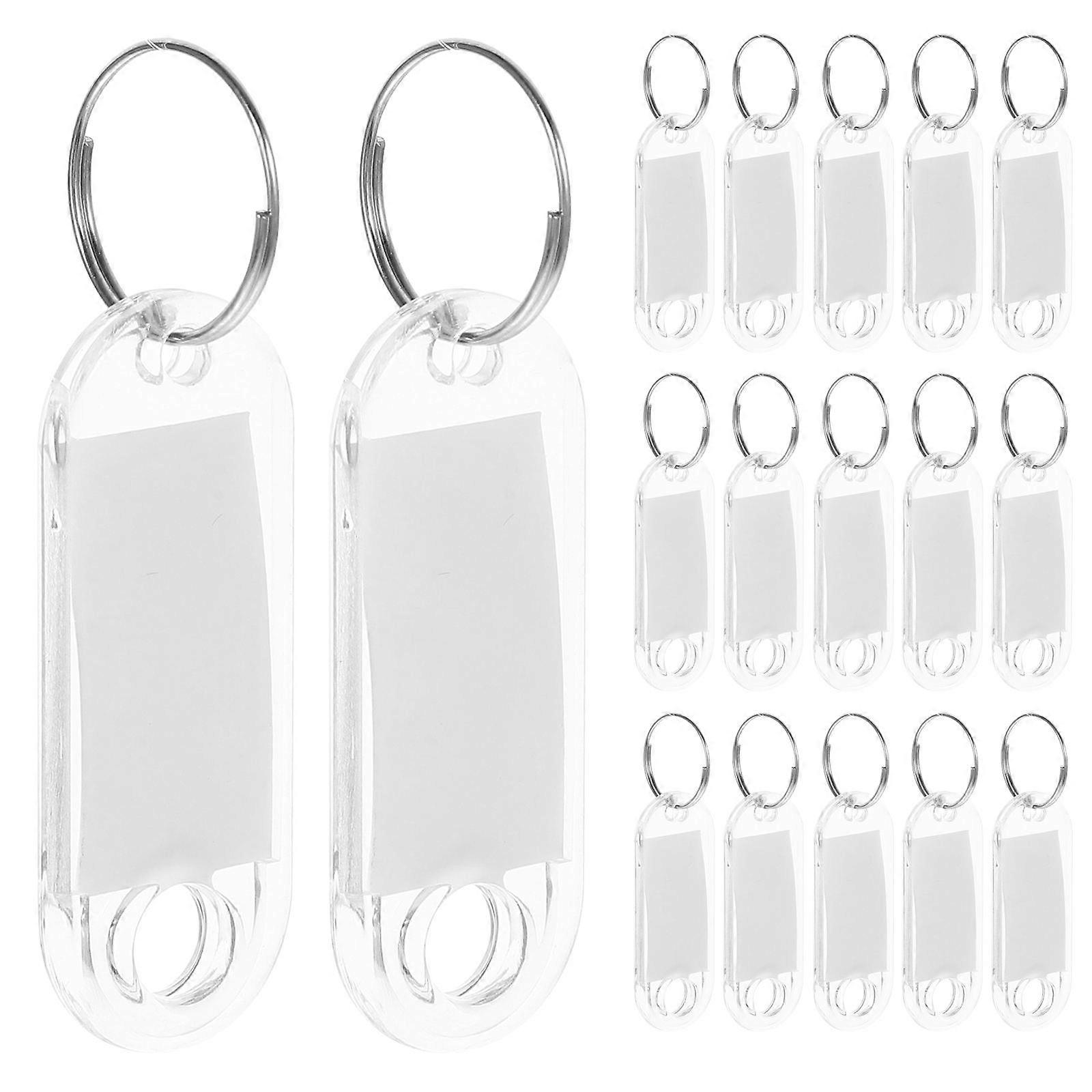 Plastic Key Chain Tags For Key Identification Pets Luggage Travel Home Neat And Tidy 50Pcs