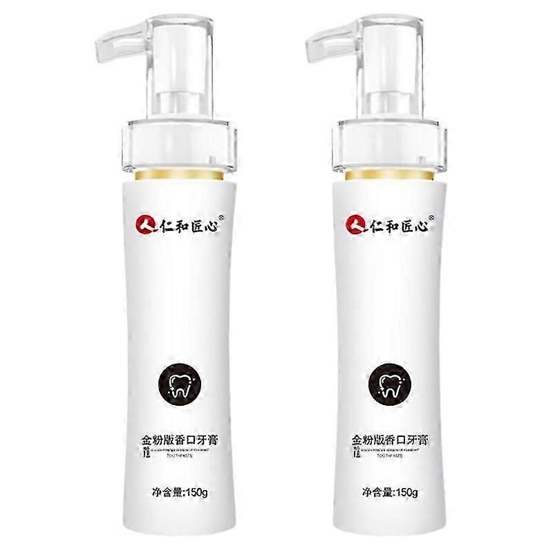 2Pcs Renhe Artisan Toothpaste, Renhe Artisan Probiotics Toothpaste, Remove Stains