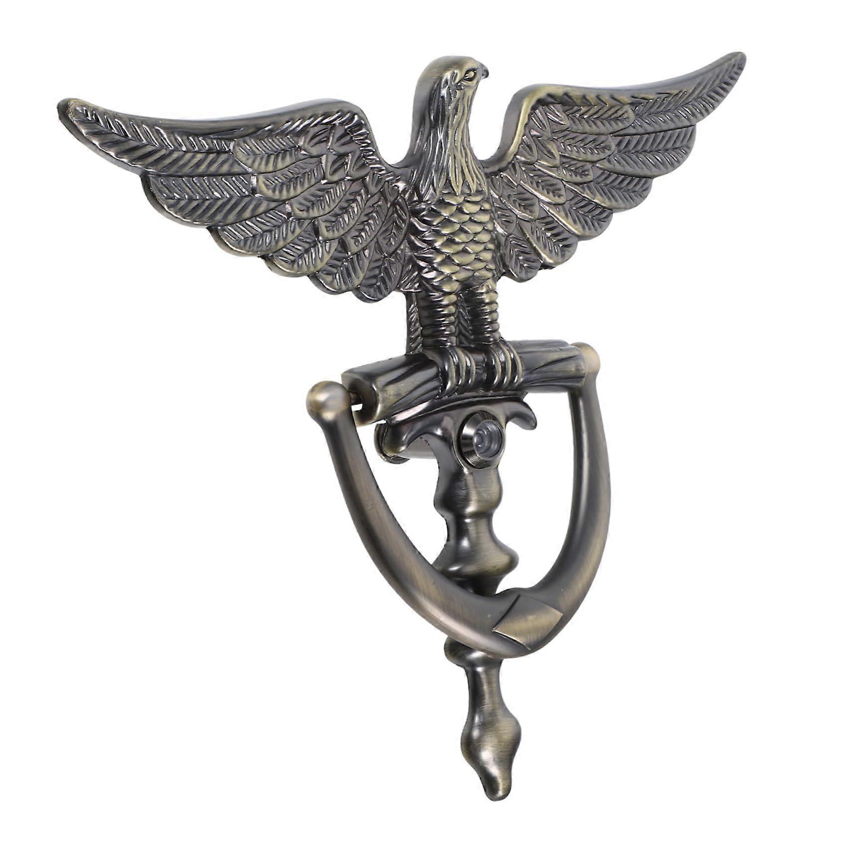 Eagle Head Door Knocker in European Door Viewer and Decorative for Entry Areas, Easy Installation with Elegant Design for Doors