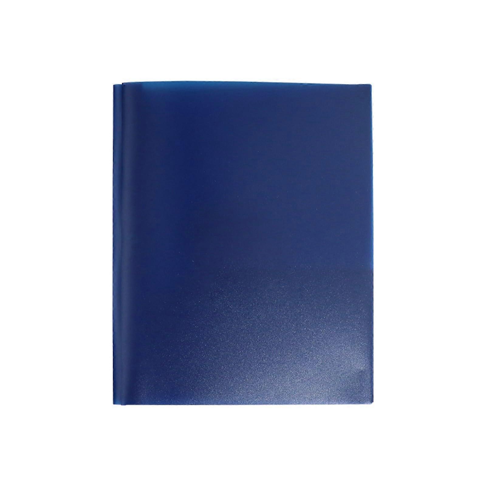 Binder with 2-3 Holes, Durable Zipper Closures, Letter Size, Extra Strong Office Decor for Women's Desk, Blue, One Size