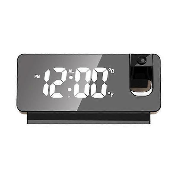 Digital LED Projection Alarm Clock Table Clock Bedroom Bedside Clock Sleep Timer Large Ceiling Clock