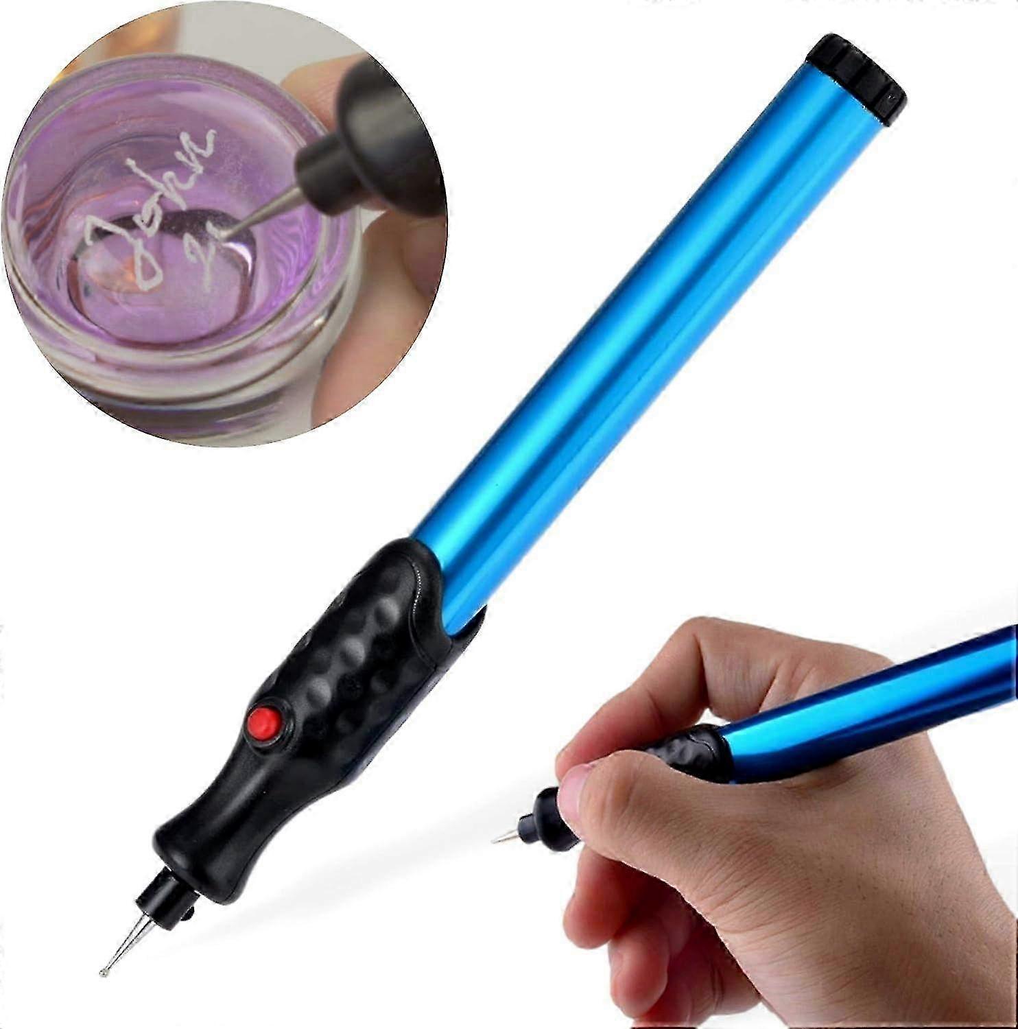 Portable Precision Engraving Pen & Electric Engraver Tool - DIY Etching & Jewelry Carving Scribe for Craft Projects