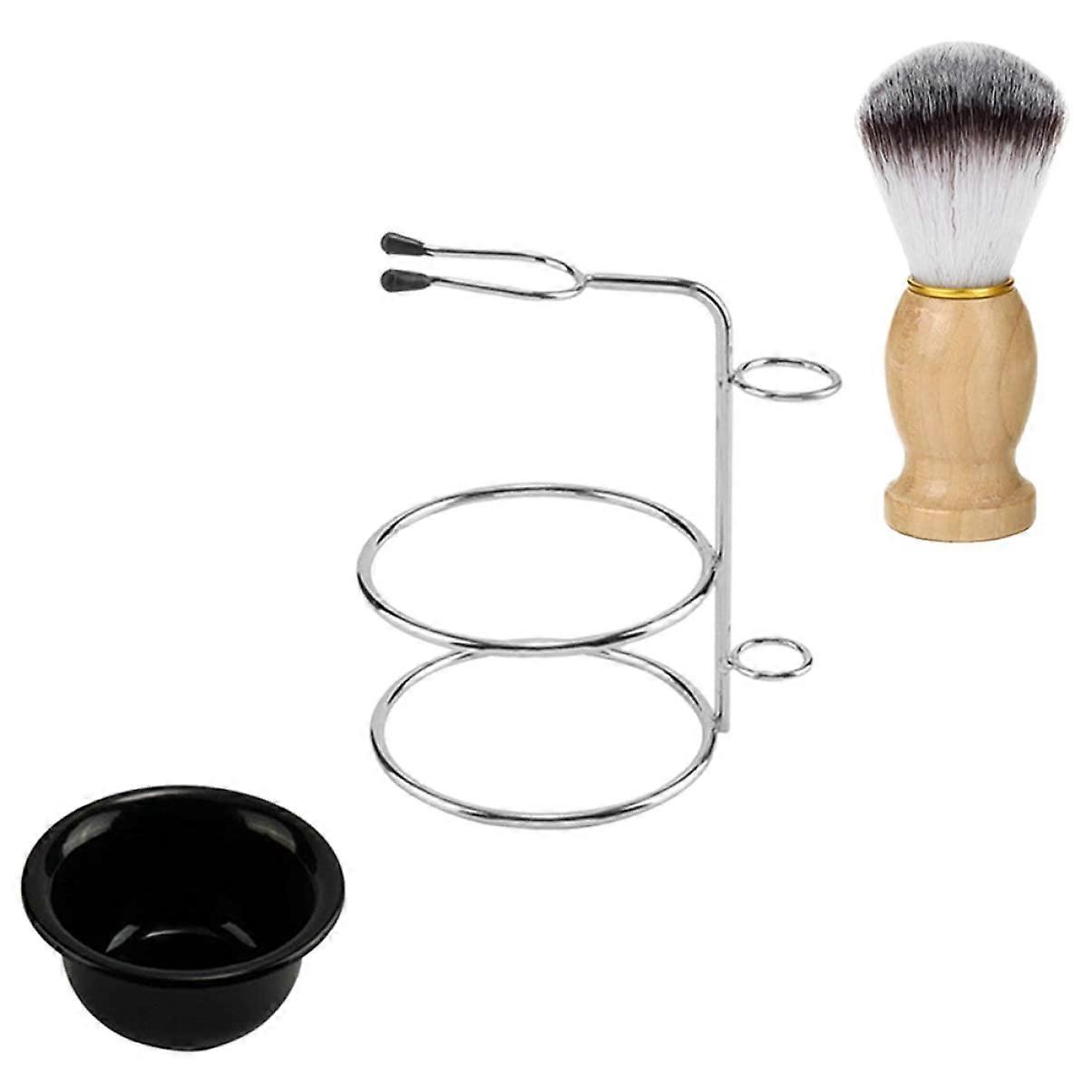 1 Set Razor Brush Holder Apron Catcher Foil Shaver Trimmer Shaving Brush Stand