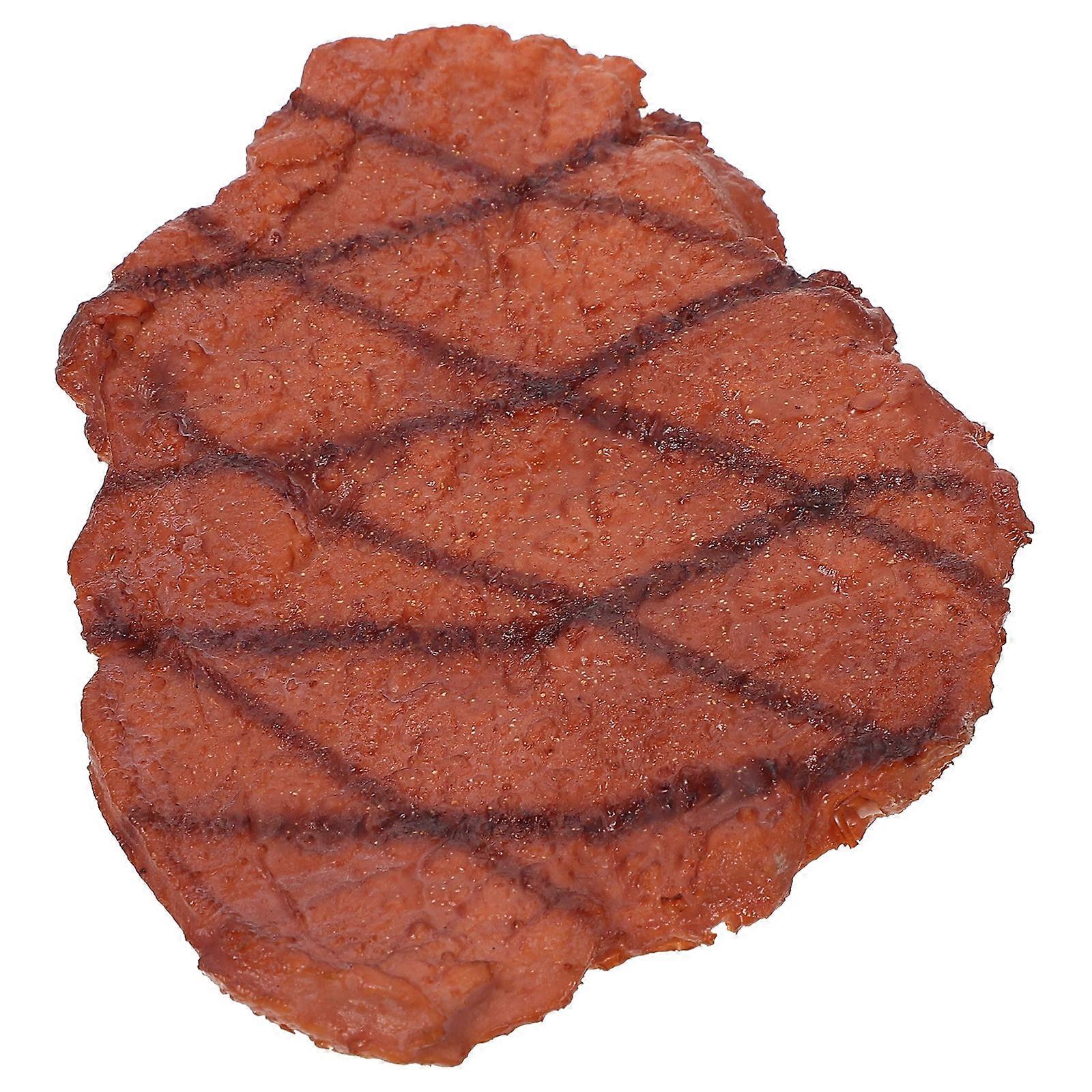 Artificial Steak Prop 1 Set Plastic Steak Model for Decor Simulated Grilled Fillet Steak