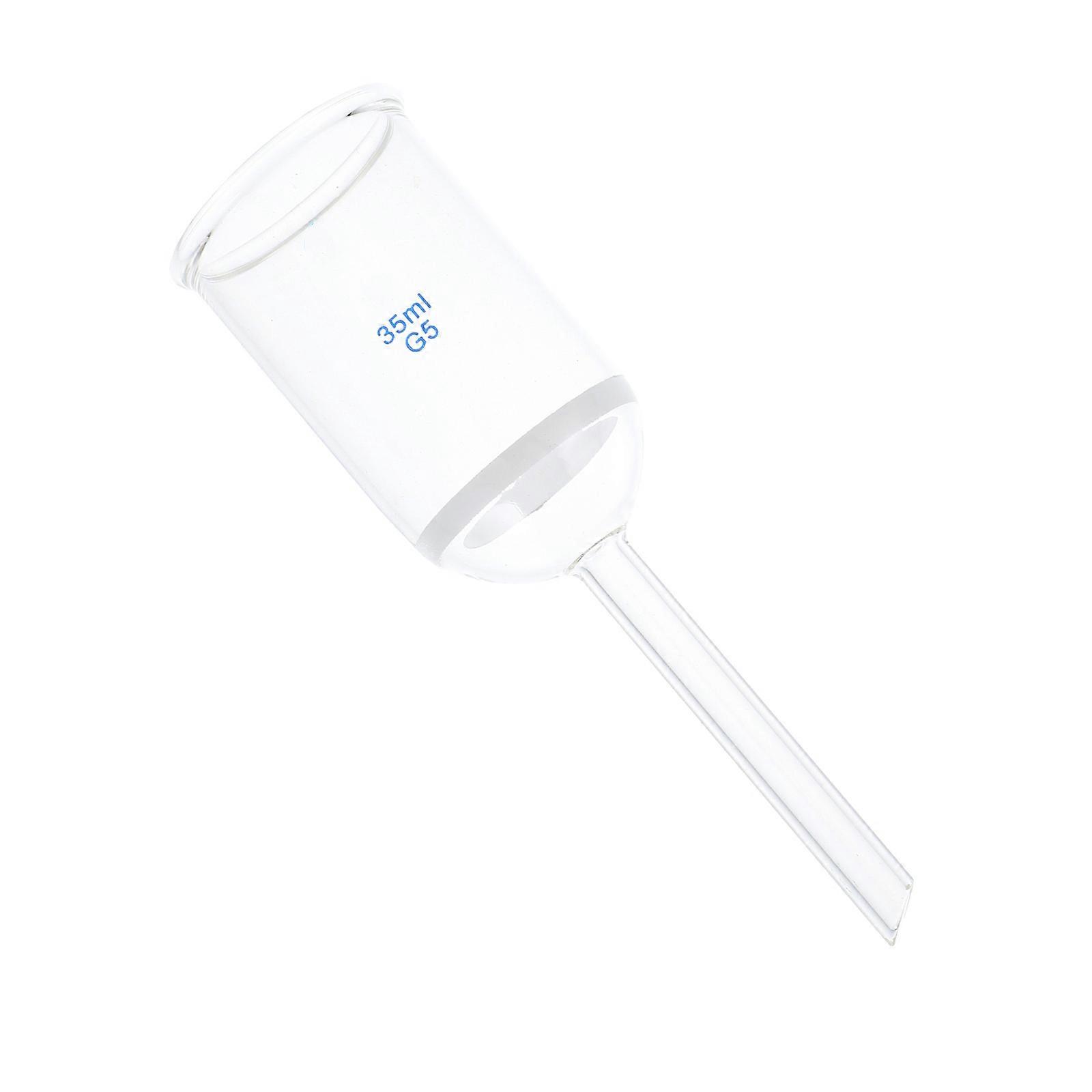 Scientific Glass Funnel For Experiment Tools 13.2x4cm Acid Resistant Performance 1Set Optimal For Filtering