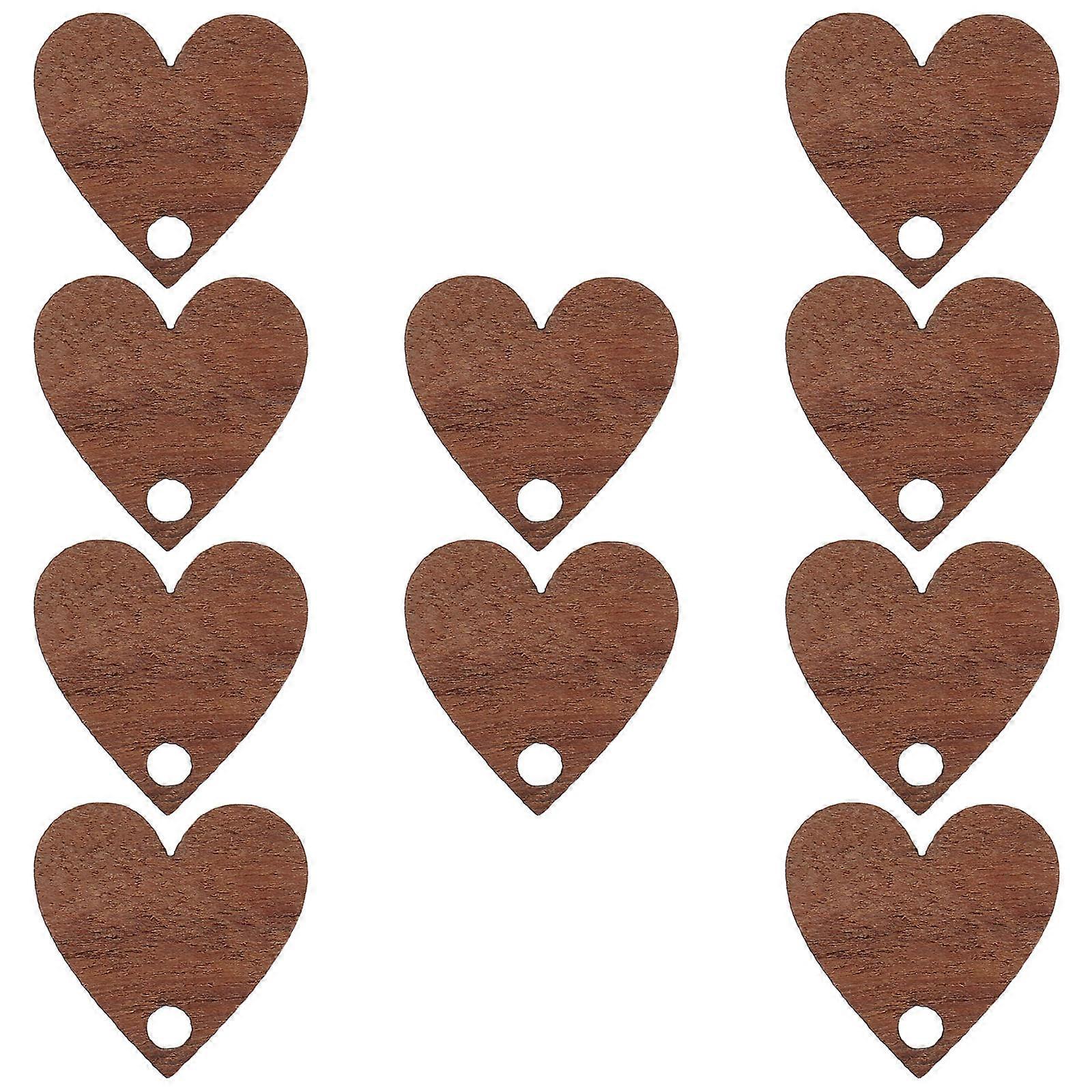 Heart Shaped Wooden Earring Posts for DIY Jewelry Crafting – Lightweight, Minimalist Style for Unique Handmade Accessories and Creative Projects