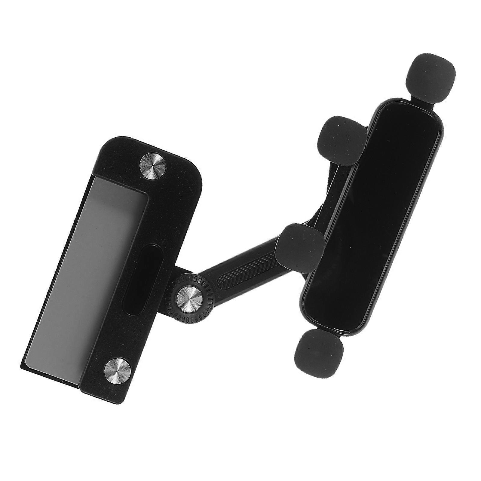 Car Phone Support Stand Adjustable Viewing Angle Universal Compatibility Driving Navigation ABS Material Compact Design 1Pcs