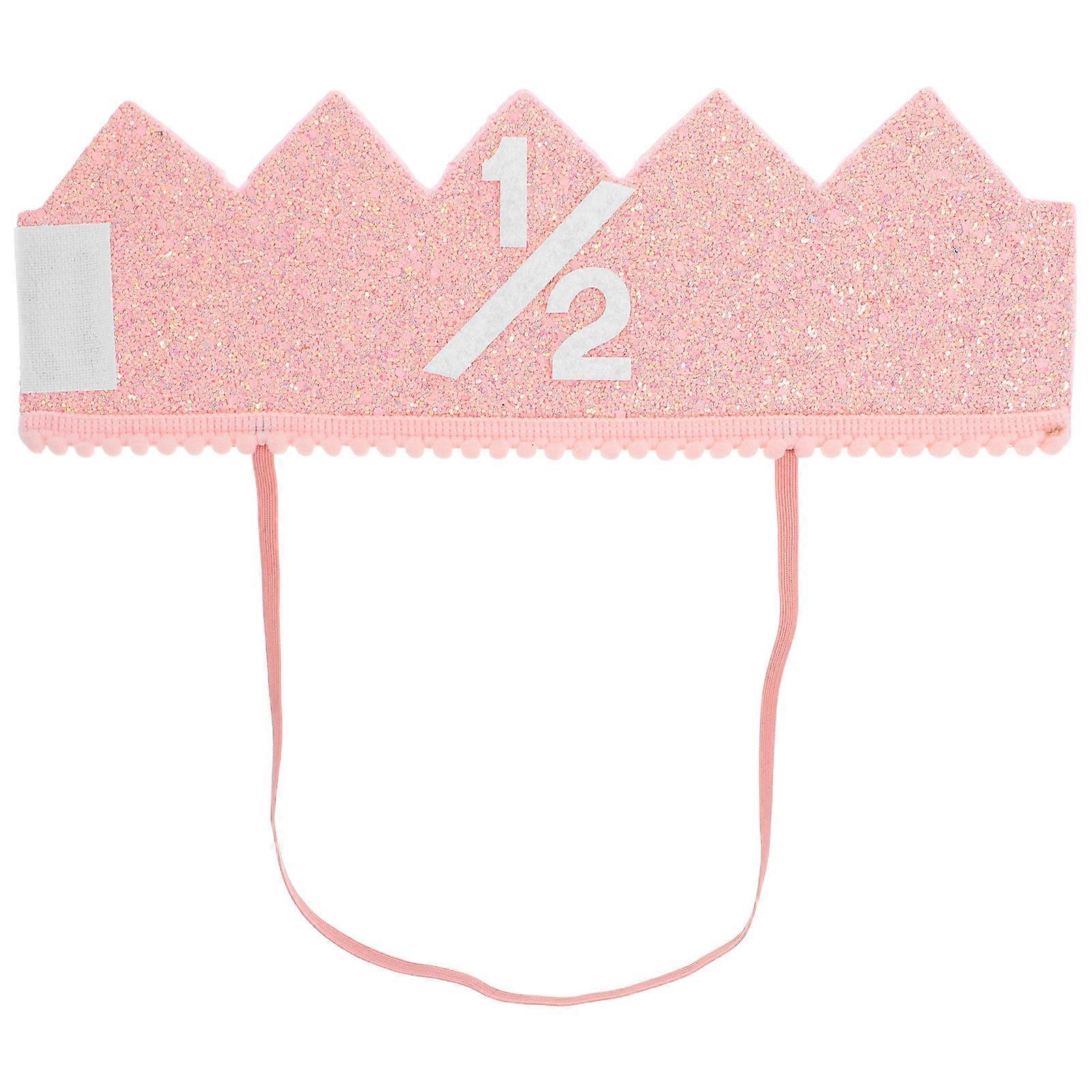 Rose Gold Birthday Crown Hat for Boys – Comfortable Decorative Cap for Parties and Photo Props