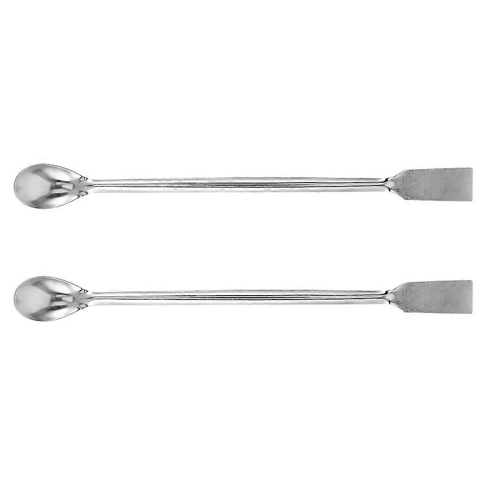 High Temperature Resistance Lab Industrial Machinery Ergonomic Handling Silver 19.50X2.00X0.20CM 2Pcs