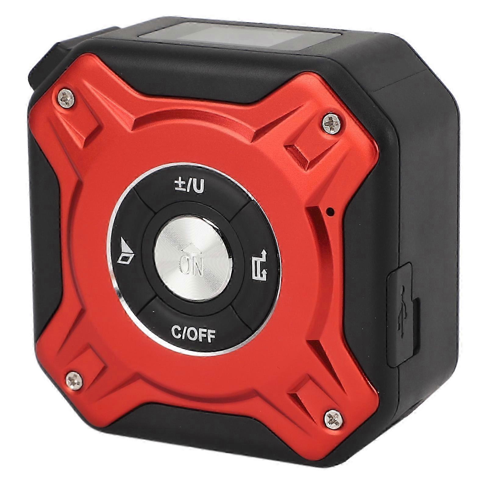 2025 Laser Distance Tape Measuring Tool 3 in 1 5m 40 Meter Accurate Data Storage Laser Tape Measure for Bearing Testing Black Red