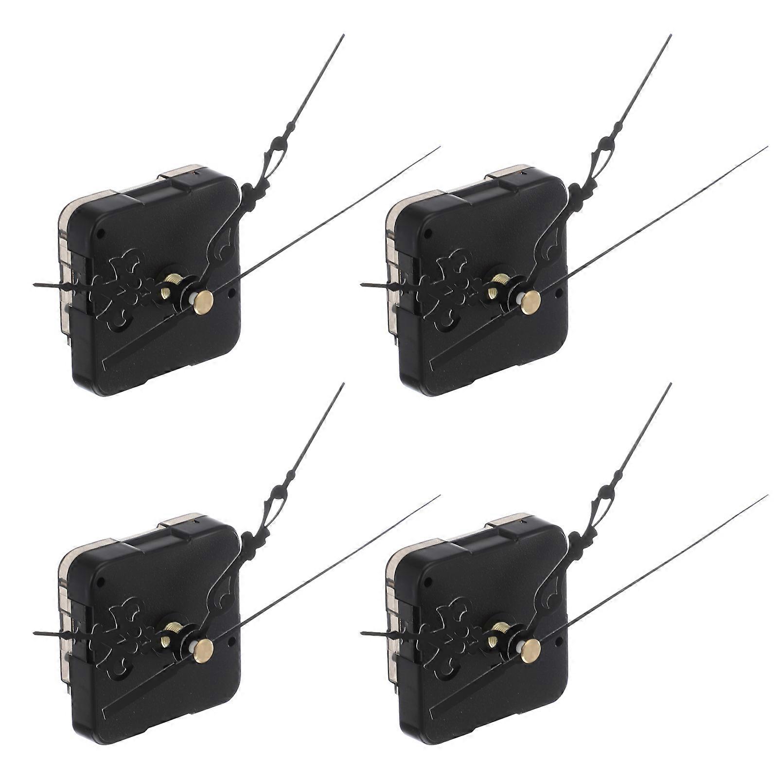Wall Clock Movement Components Simple Style Clock Mechanism for Adults 4Pcs