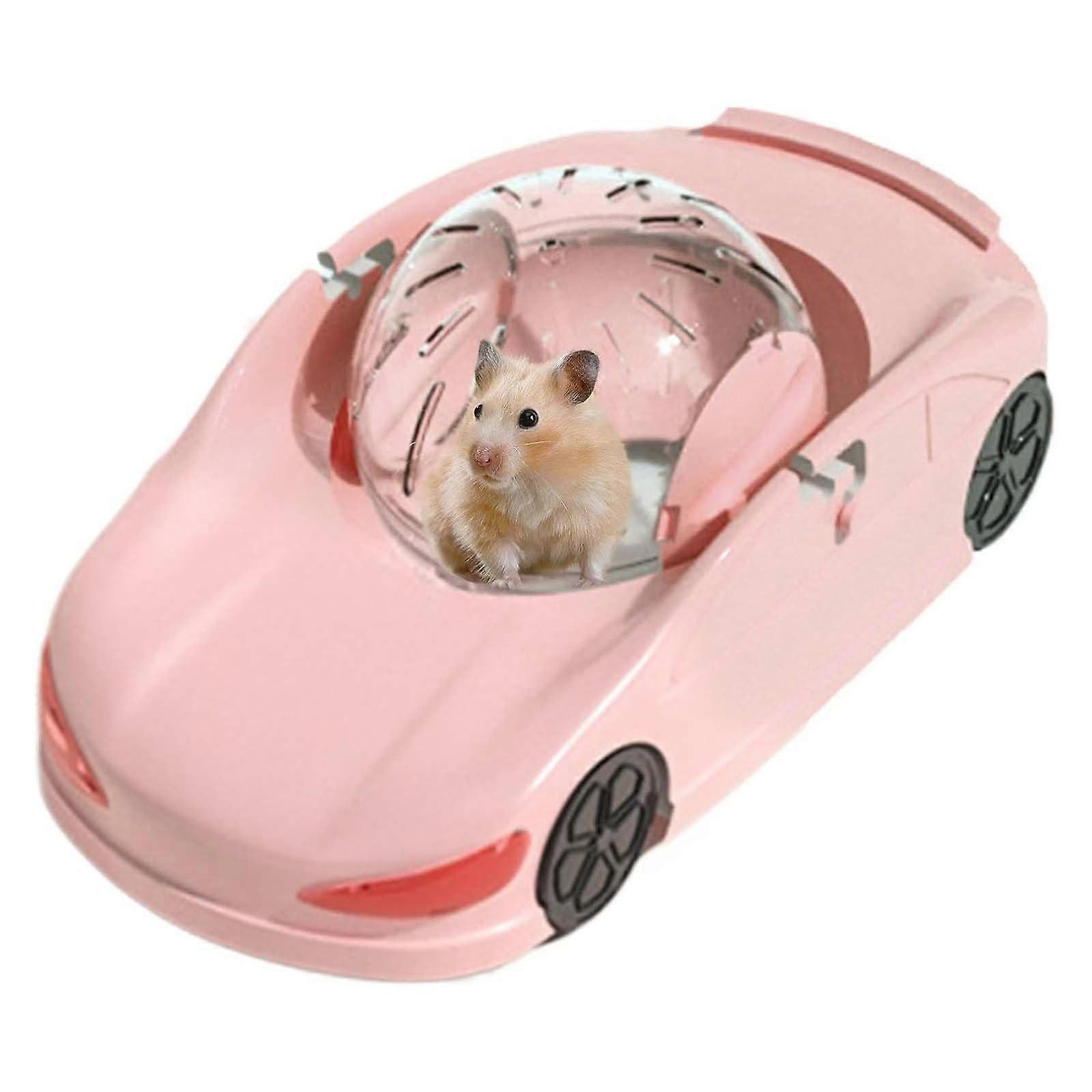 Hamster running wheel, silent exercise wheel, toy for small pets, pink