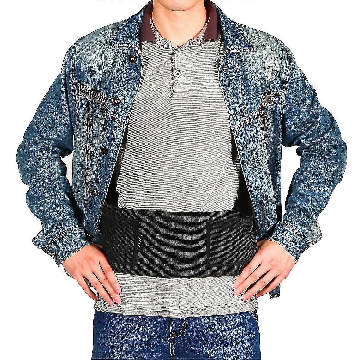 ベリーバンドホルスター弾性隠しキャリーハンドガンIWBホルスターマガジンポーチ付き