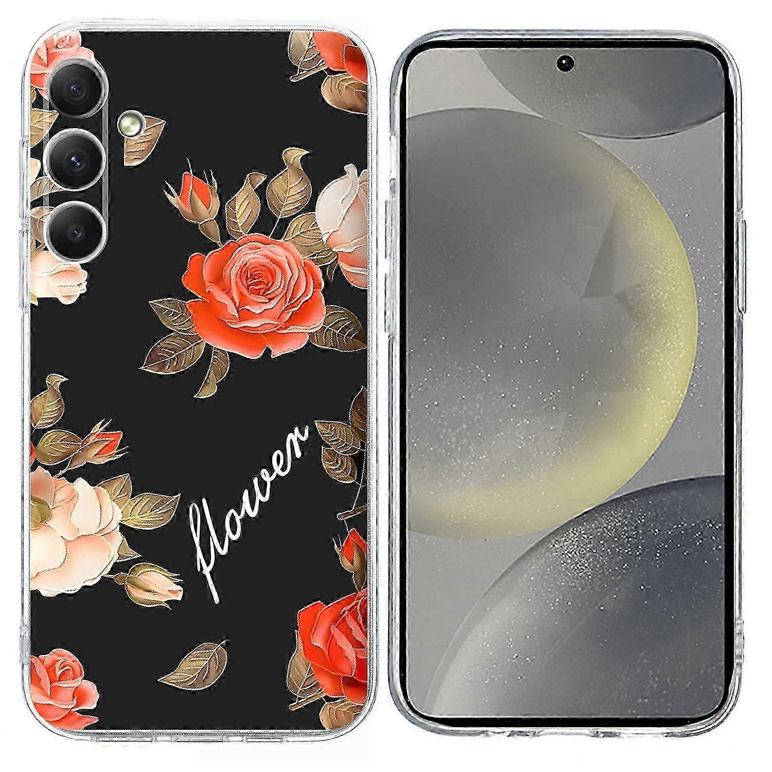 For Samsung Galaxy S24+ Case Pattern Printing Shockproof Soft TPU Phone Cover