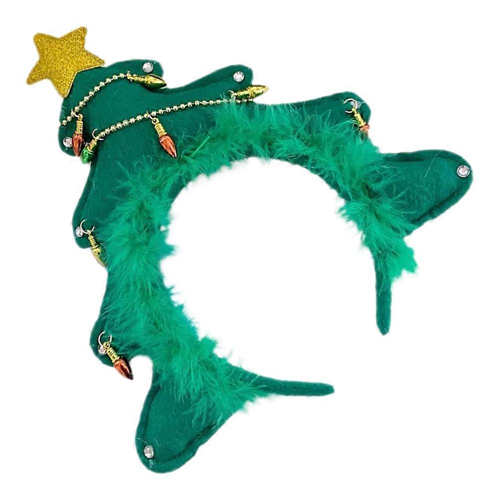 Xmas Tree Headband with Elegant Design, Ideal for Celebrations and Gatherings