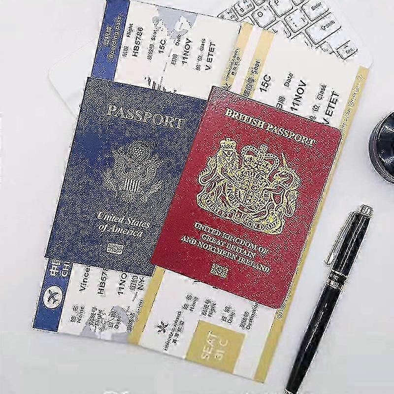 Creative Simulation Passport Prop Notebook - 32 Countries Filming Stationery Gift