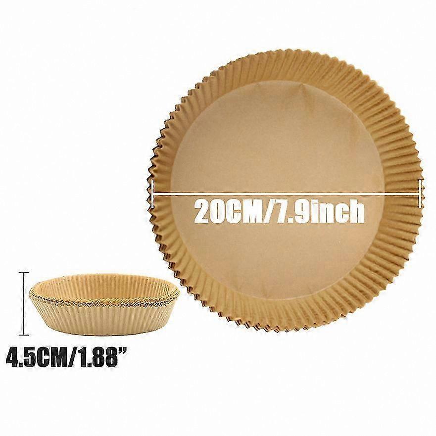 300 Count Square Air Fryer Liners, 23cm Non-Stick Parchment Paper for Cooking & Steaming Baskets
