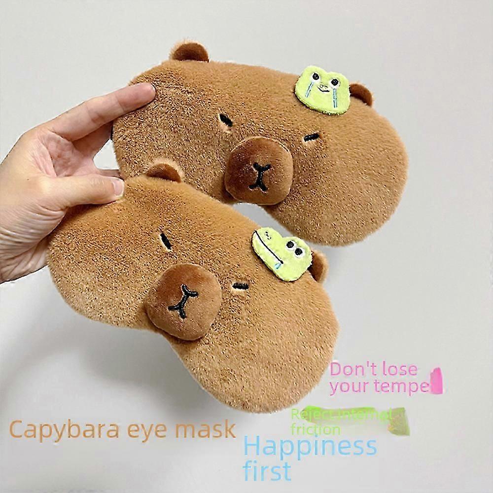 תלת מימד קריקטורה קטיפה מסכת עיניים חמודים גברים ונשים נסיעות שקית קרח לדחוס שינה מסכת עיניים סטודנט הפסקת צהריים מסכת עיניים