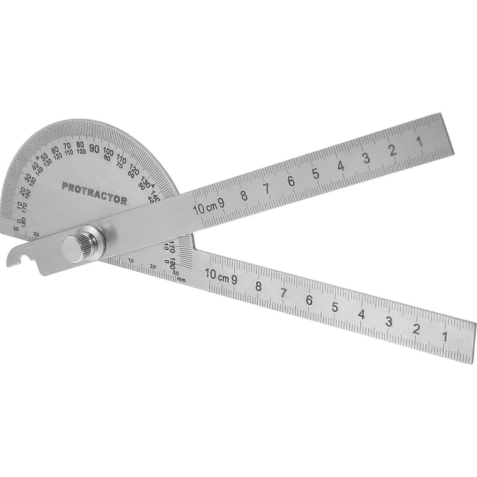 Stainless Steel Swing Arm Protractor – Precision Measuring Tool for Woodworking, Carpentry, and Accurate Angle Measurements