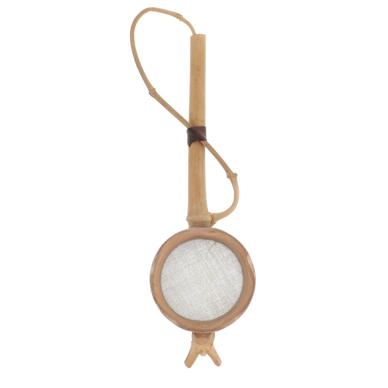 Tea Infuser Bamboo Colander Perfect For Loose Tea Brewing Needs With Strong Durability 1Pack